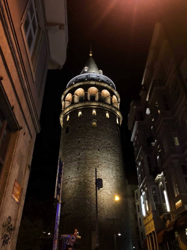Галатская башня вечером