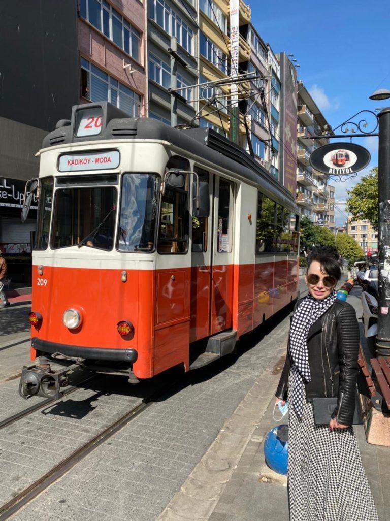 Исторический трамвайчик в Стамбуле