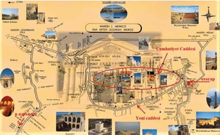 В Мардин из Стамбула. Туристическая карта Мардина