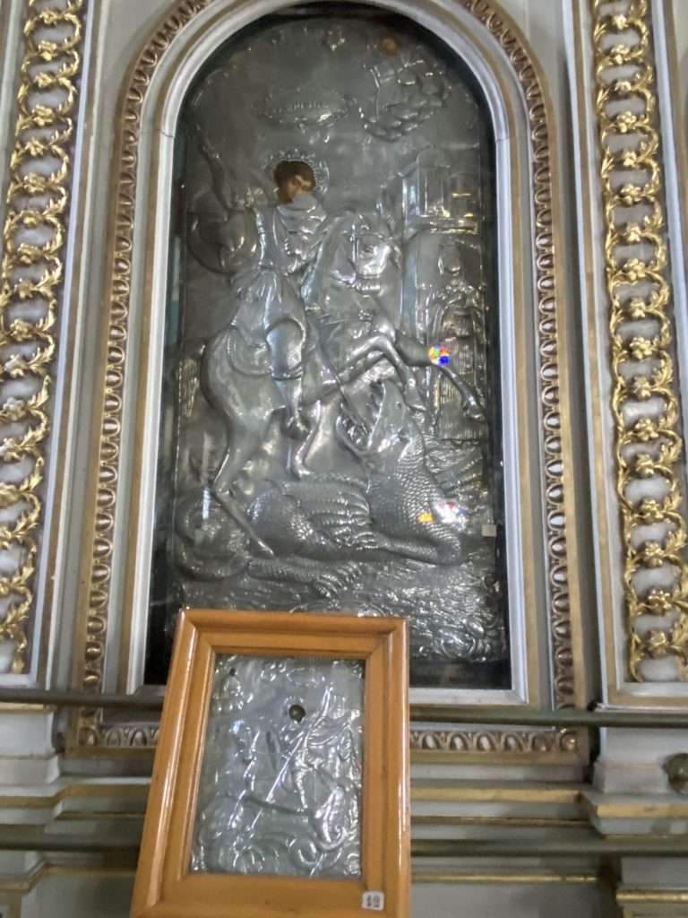 Икона св. Георгия Кудунского в Монастыре на Принцевых островах